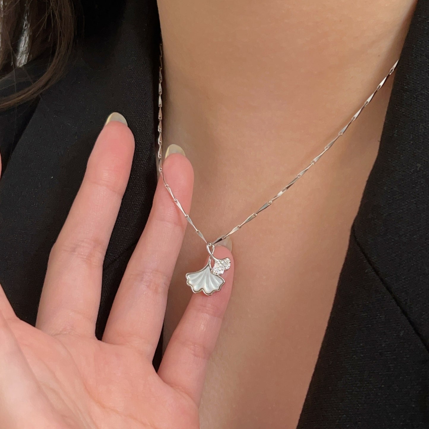 Falling Leaf Necklace