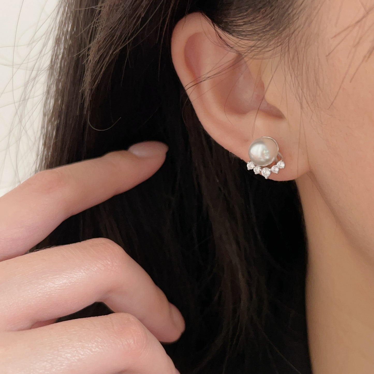 Pearl Crown Earrings