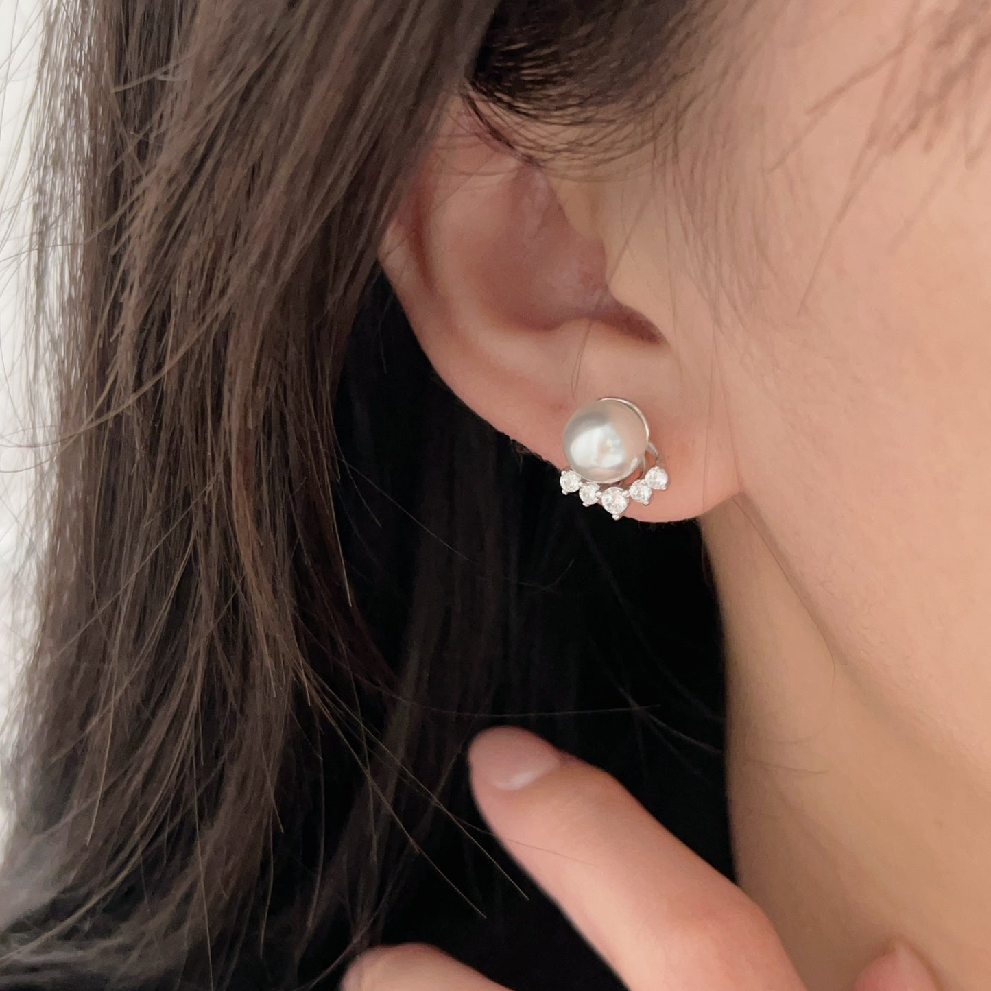 Pearl Crown Earrings