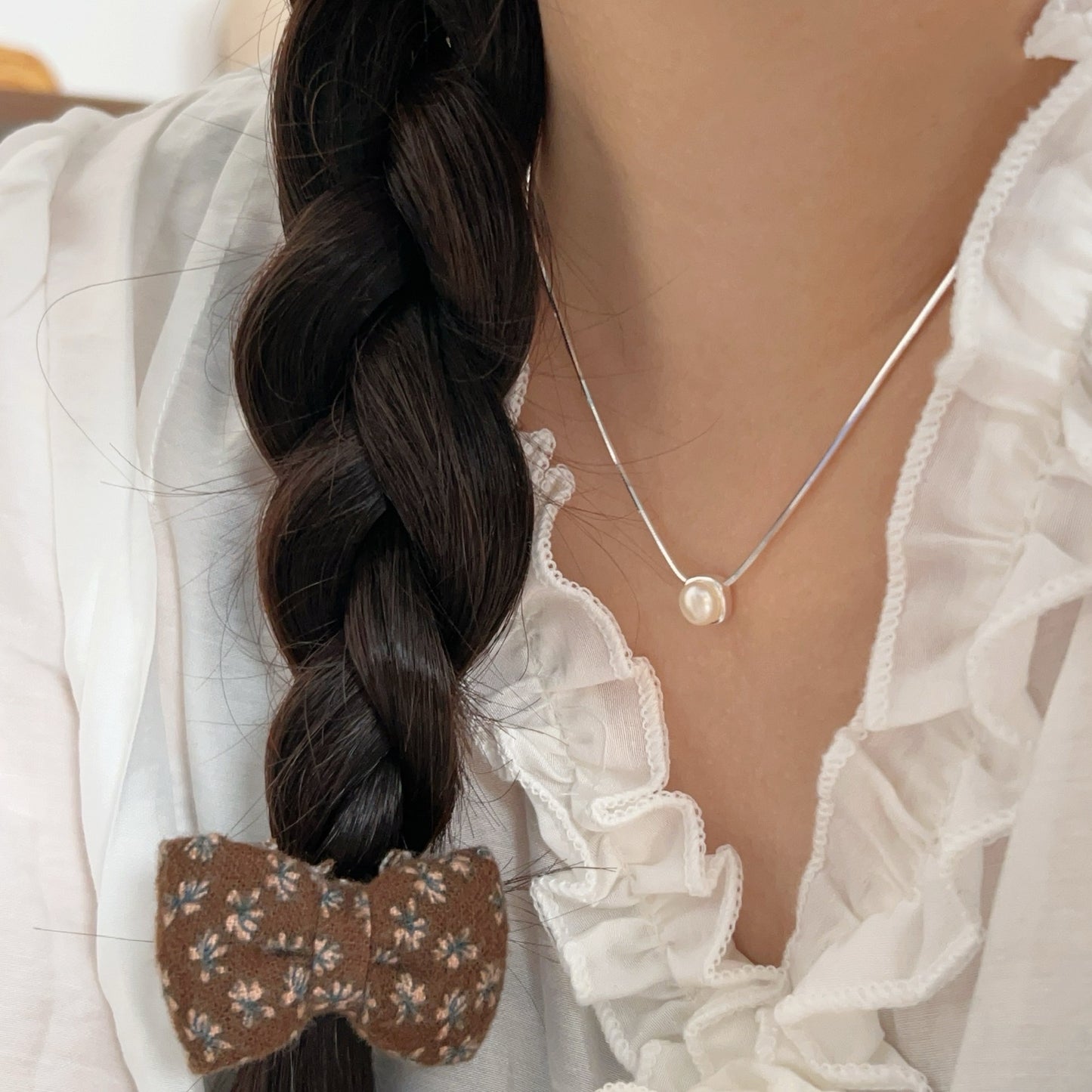 Moondrop Pearl Necklace