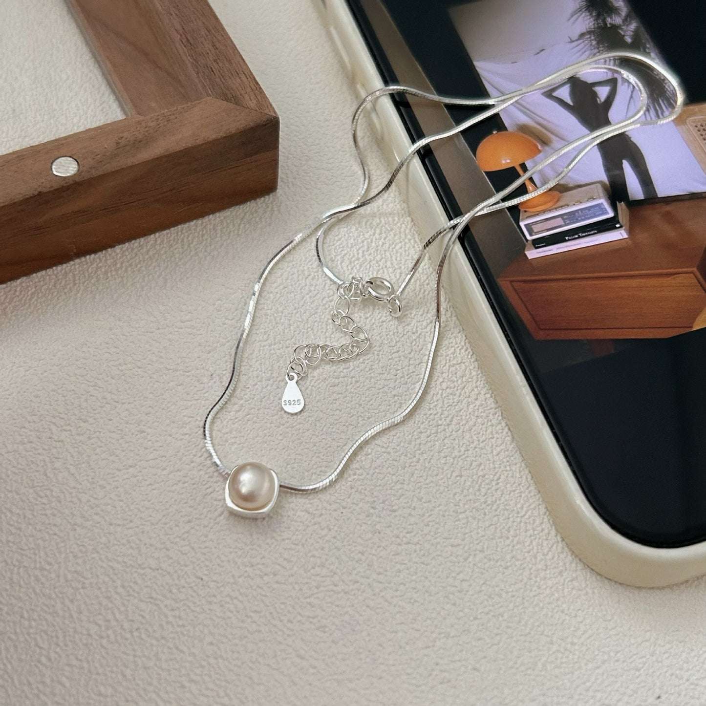 Moondrop Pearl Necklace